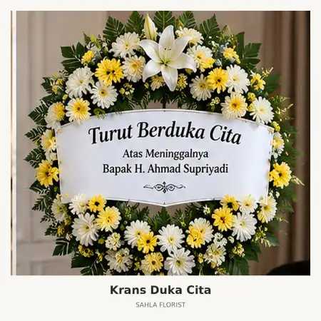 Krans Bunga Duka Samarinda